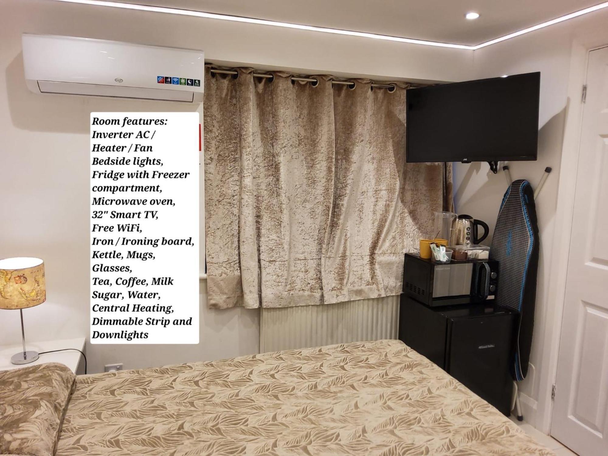 Air Conditioned Modern Double Bed Room With Private Attached Bathroom - Free Parking - Near London Heathrow Airport & Southall Broadway Esterno foto